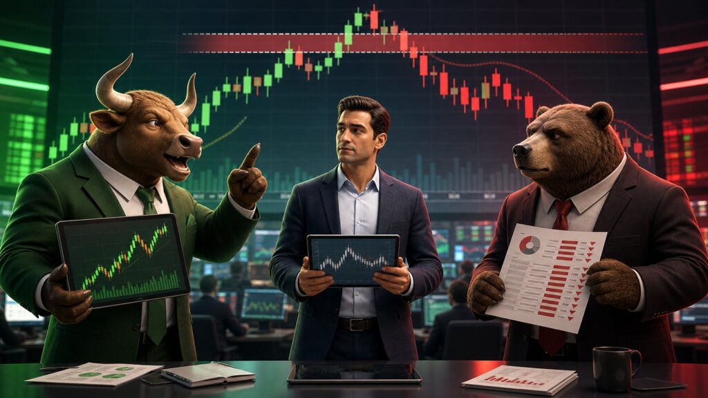 Bull, Bear and Price debate a failed Nifty recovery below supply as market breadth weakens